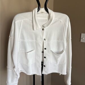 White Button-Up Jacket